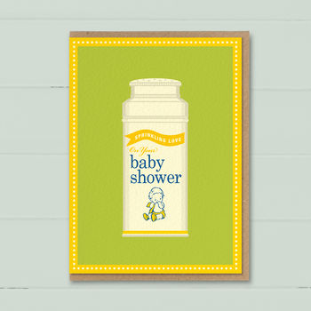 ‘Sprinkling Love’ Baby Shower Card, 3 of 4