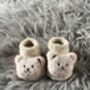 Brown Teddy Bear Baby Socks, thumbnail 8 of 10