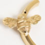 Brass Bee Premium House Letters With Bee Five Inch, thumbnail 3 of 12