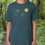 Organic Mens Migrate Swallow T Shirt, thumbnail 2 of 3