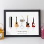 Personalised Family Music Instruments Print Gift, thumbnail 1 of 10