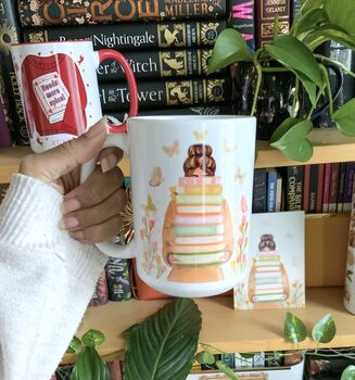 Spring Bookworm 15oz Mug, 2 of 2