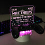Personalised Gaming Controller Holder LED Light, thumbnail 9 of 10