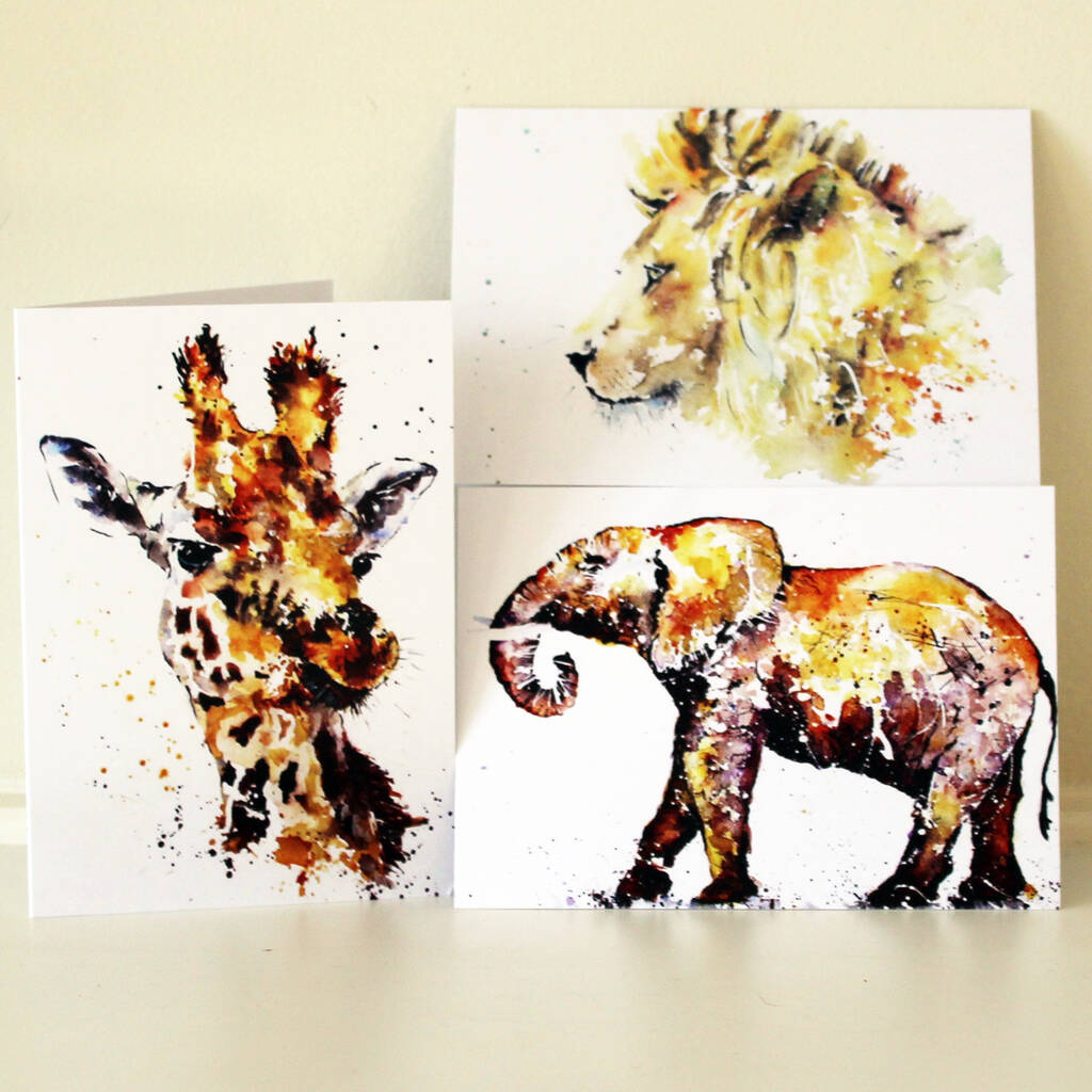 Greetings Cards African Collection By Luna Harrison