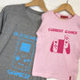 Personalised Dad And Child Gamer T Shirt Set, thumbnail 2 of 8