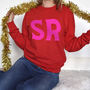 Personalised Initial Alphabet Sweatshirt, thumbnail 4 of 5