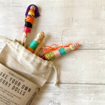 Make Your Own Worry Dolls Craft Kit, 6 of 9