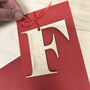 Personalised Letter Christmas Decoration And Card, thumbnail 5 of 12