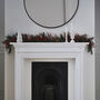 Green Foliage Christmas Garland With Red Berries One.8m, thumbnail 1 of 2