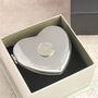 Personalised 70th Birthday Sixpence Heart Compact Mirror, thumbnail 2 of 7