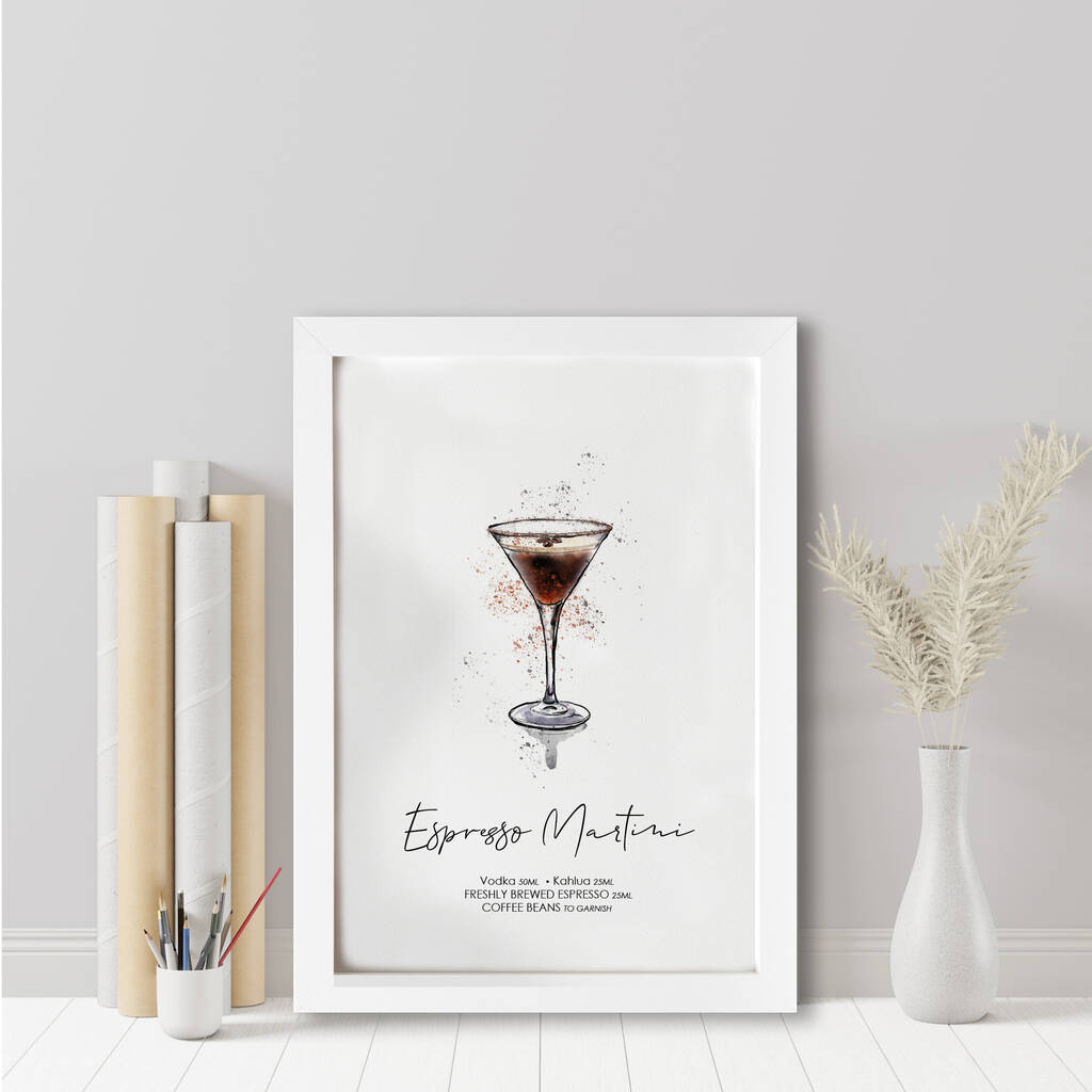 Espresso Martini Cocktail Recipe Print