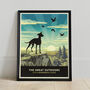 Scenic Greyhound, Whippet Or Lurcher Gift Print, thumbnail 8 of 8