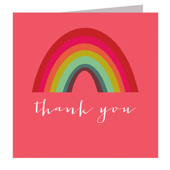 Rainbow Thank You Card, 2 of 5