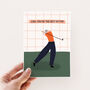Best Dad By Par Golfing Father's Day Card, thumbnail 1 of 3