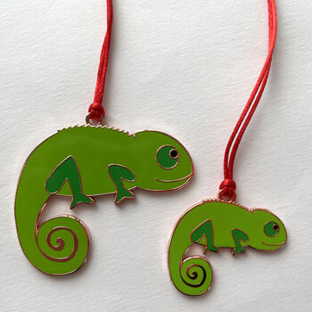 Chameleon Christmas Tree Decoration, 3 of 8