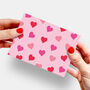 Besties Before Testes Love Heart Valentine's Letterbox Iced Cookie, thumbnail 4 of 9