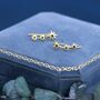 Starburst Ear Crawler Earrings In Sterling Silver, thumbnail 3 of 12