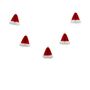 Christmas Honeycomb Santa Hat Garland, thumbnail 1 of 2