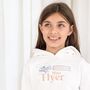 My First Holiday Personalised Embroidered Holiday Airport Sweatshirt Jumper, thumbnail 4 of 8