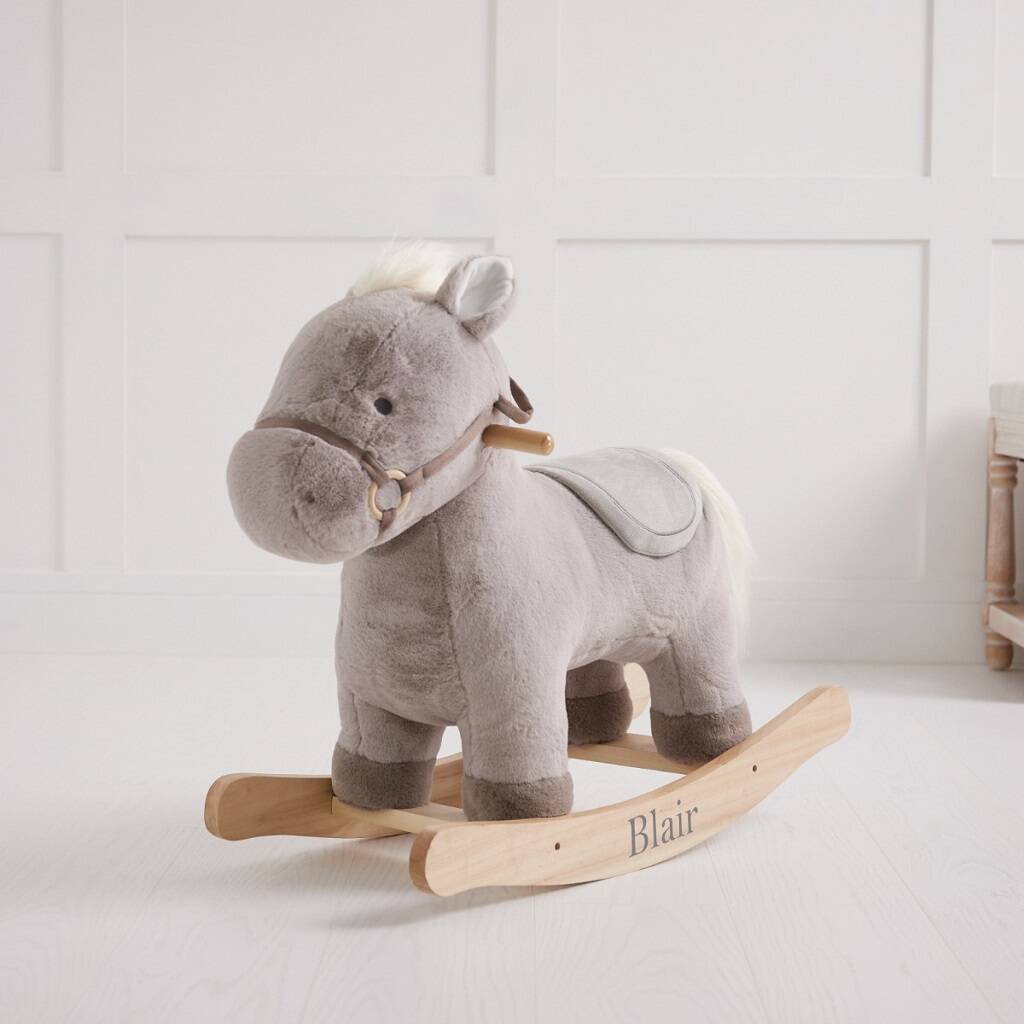 Personalised Traditional Children's Rocking Horse 18m+, 1 of 4