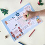 Personalised Christmas Activity Place Mat, thumbnail 1 of 7