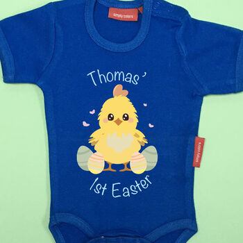 Personalised Child's 1st Easter Chick Babygrow/T Shirt, 2 of 8