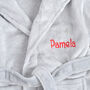 'Christmas CREW' Personalised Dressing Gown, thumbnail 3 of 6