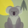Koala Bear Art Print, thumbnail 2 of 2