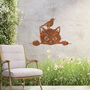 Charming Cat And Bird Wall Art Perfect Gift For Garden Decor Lovers, thumbnail 8 of 10