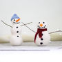 Snowmen Needle Felting Craft Kit, thumbnail 4 of 8