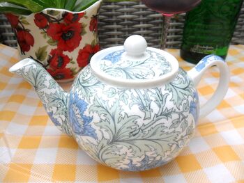 Two Cup Teapot In William Morris Anemone Design, 2 of 8