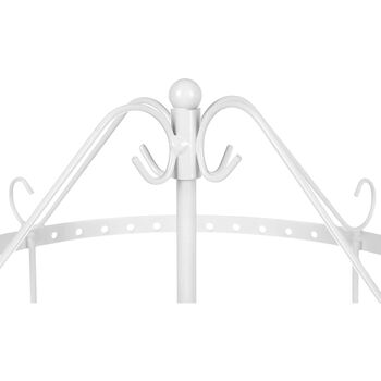 Four Tier White Round Jewellery Stand Holder, 5 of 7
