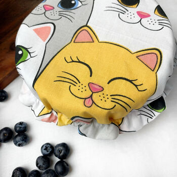 Wipeable Cat Bowl Cover Set Of Three, 4 of 7