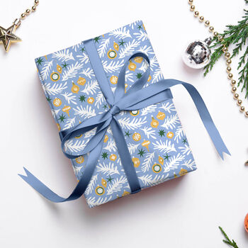 Luxury Matisse Inspired Baubles Wrapping Paper, 5 of 6