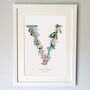 Personalised T To Z Pastel Wildlife Letter Print, thumbnail 11 of 12