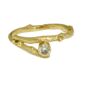 Diamond Organic Twig Engagement Ring, 18ct Gold And Natural Diamond, thumbnail 1 of 8