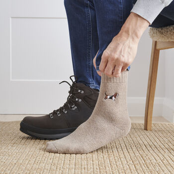 Christmas Basset Hound Dog Pin Badge, 8 of 12