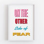 Other Side Of Fear Retro Print, thumbnail 4 of 7
