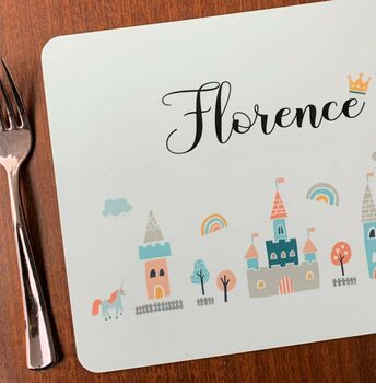 Fairy Tale Personalised Placemat, 3 of 4