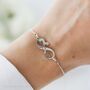 Cat Bracelet In Sterling Silver, Cat Mum Gift, thumbnail 1 of 9