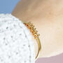 Flat Chain Name Bracelet, thumbnail 4 of 7