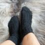 Alpaca Socks Two Pairs, thumbnail 3 of 4