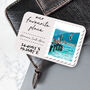 Personalised Favourite Place Wallet Metal Photo Card, thumbnail 1 of 8
