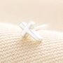 Sterling Silver Cross Piercing Earring, thumbnail 1 of 2