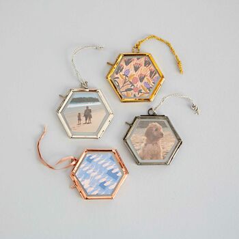 Mini Hexagon Hanging Photo Frame, 2 of 11