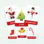 Christmas First Words Flashcards, thumbnail 1 of 3