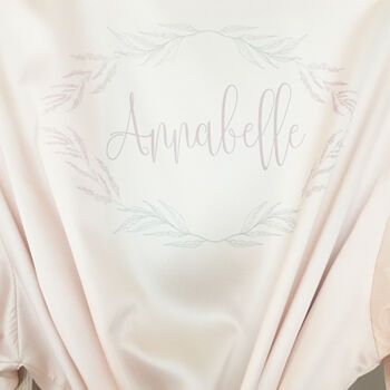 Satin And Lace Personalised Kimonos, 6 of 9