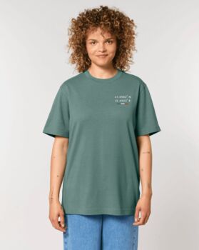 Custom Coordinates Organic Cotton Heavy Unisex T Shirt, 11 of 12
