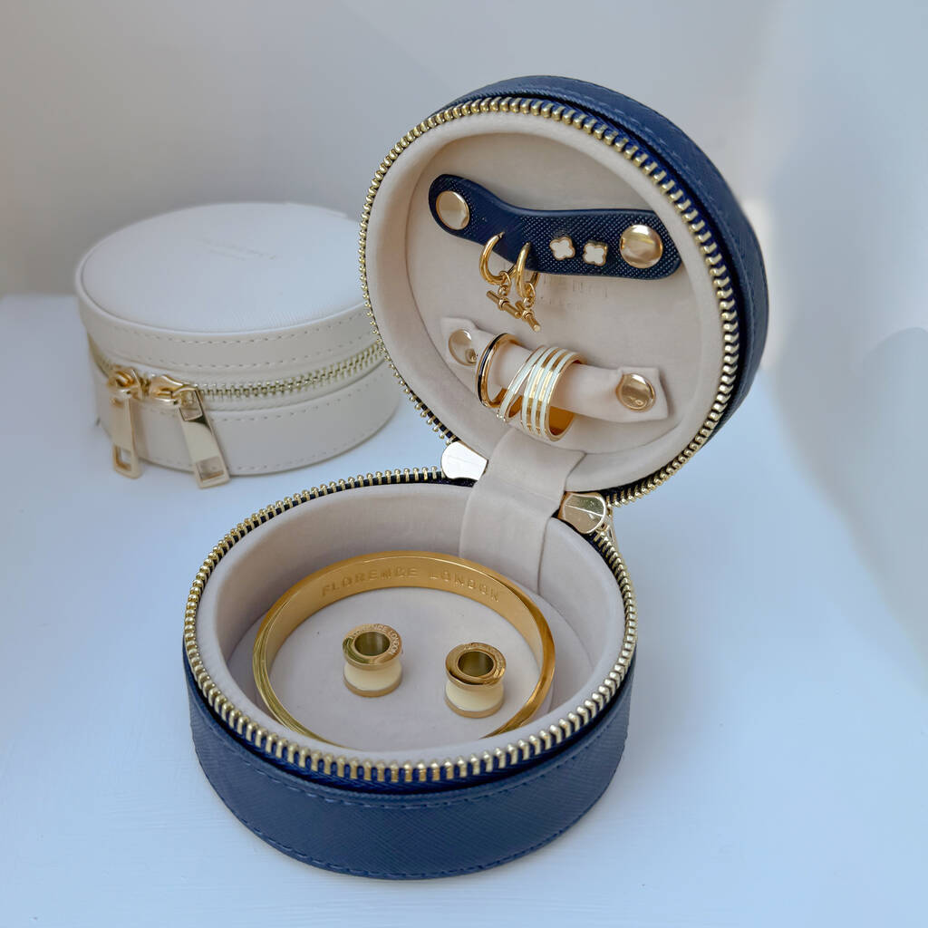 Round Jewellery Case, 1 of 8