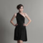 Black Multiway Knee Length Dress, thumbnail 6 of 8